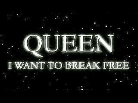 Lyrics © sony/atv music publishing llc. Queen I Want to Break Free Official Lyric Video - YouTube