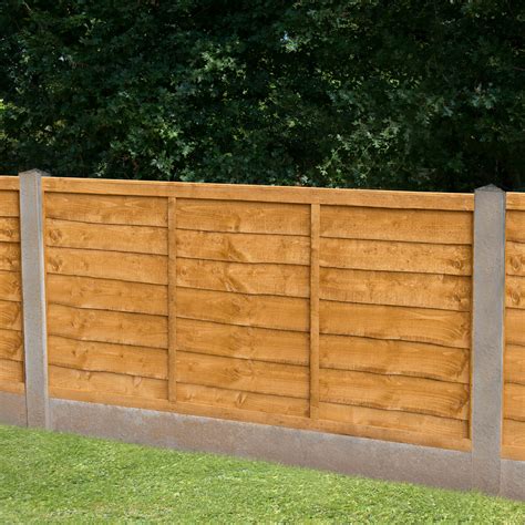 Traditional Lap Fence Panel W183m H091m Departments Tradepoint