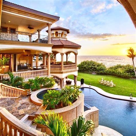 Beachfront Mega Mansion With A Pool And A View Follow Michaellouis