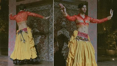 Viral Video Male Artist Belly Dancing To Madhuri Dixit S Choli Ke Peeche Kya Hai Has