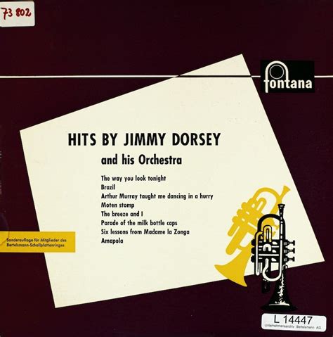 Lee Castle And The Jimmy Dorsey Orchestra Hits By Jimmy Dorsey And His