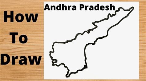 Drawing Andhra Pradesh Map Very Easy Youtube