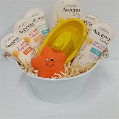 Candy basket, tickets to a haunted house or halloween party, halloween an example of a giveaway by @everlovecreations. AVEENO Summer Gift Basket Flash Giveaway!