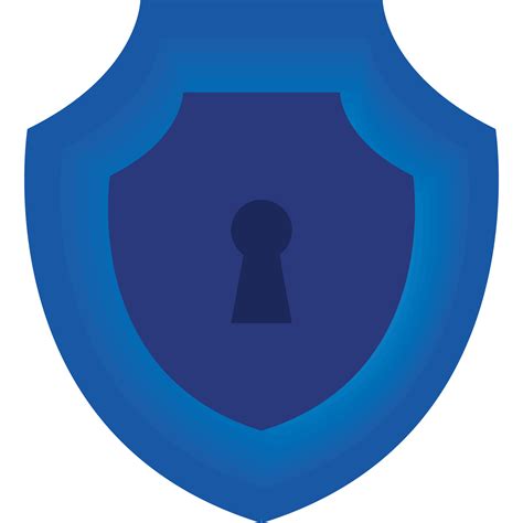 Blue Security Shield 24097585 Png