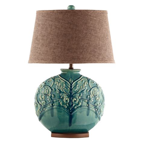What Spaces Does A Turquoise Table Lamps Fit In Warisan Lighting