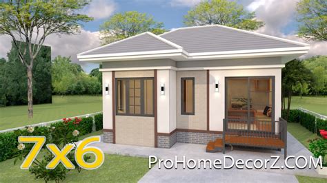 Small Budget House 7x6 Meter 23x20 Feet Pro Home Decors