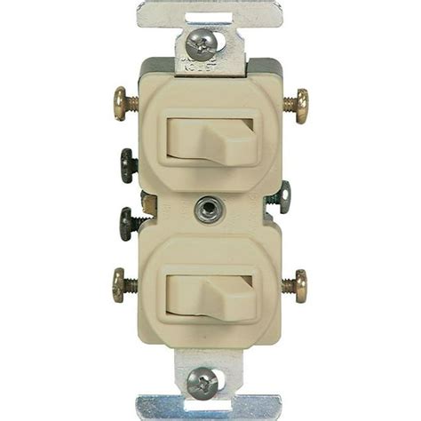 Eaton 276v 15 Amp Commercial Grade Toggle Duplex Switch Ivory Walmart