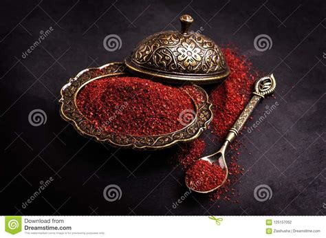 Traditional Oriental Spice Sumac Stock Photo Image Of Eating Herbs