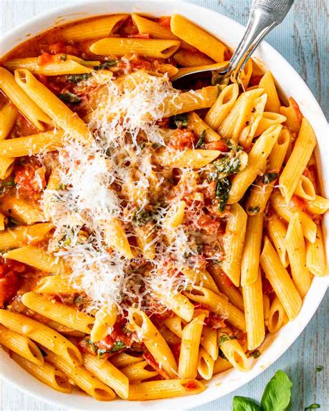 One Pot Tomato Basil Pasta Craving Home Cooked