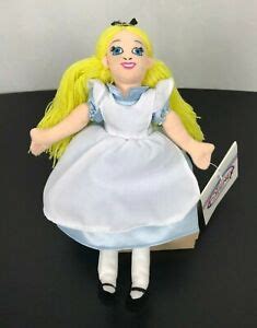 Alice Bean Bag Plush Nwt Alice In Wonderland Disney Store Exclusive