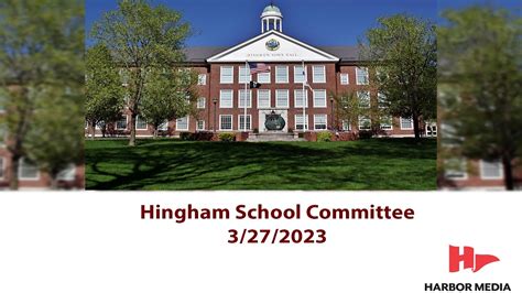 Hingham School Committee 3272023 Youtube