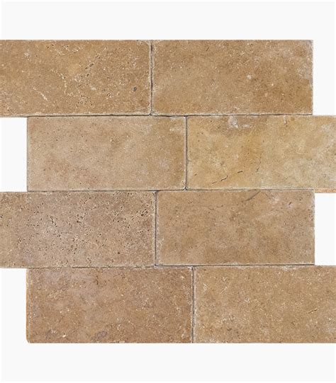 3x6 Noce Tumbled Travertine Tile Travertine Warehouse