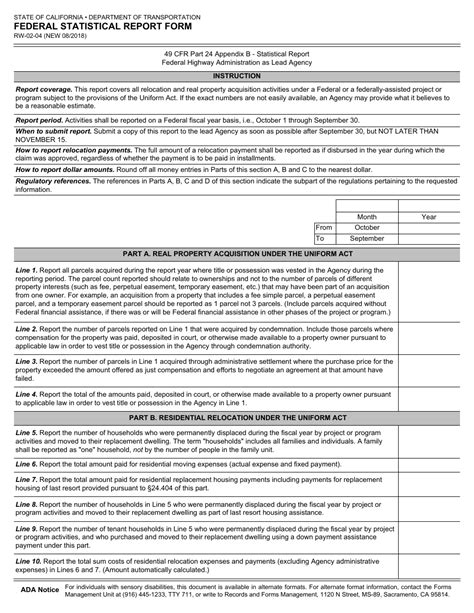 Form Rw 02 04 Download Fillable Pdf Or Fill Online Federal Statistical