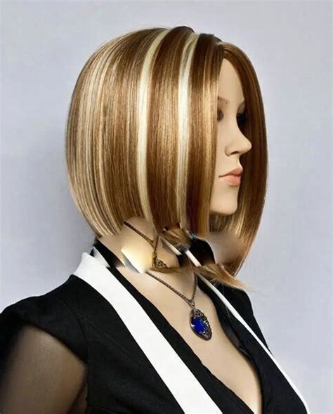 Women New Brown Blonde Mixed Bob Short Wig Hair Cosplay Party Ladys Heat Resistant Synthetic