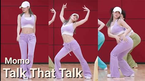 Twice Momo Fancam 트와이스 모모 Talk That Talk Dance Practice Youtube