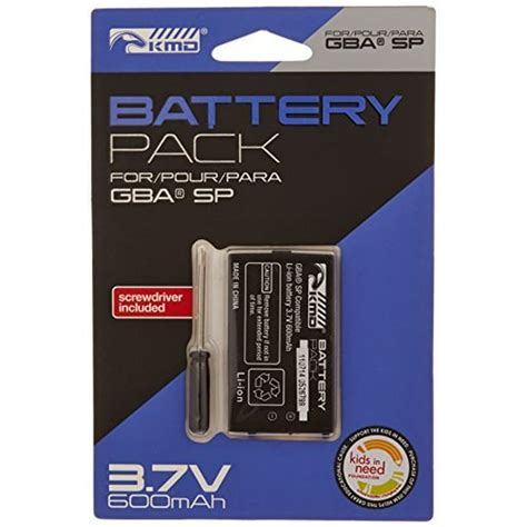 Kmd Gba Sp Replacement Lithium Ion Battery With Screwdriver Game Boy