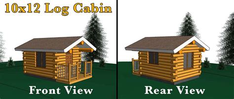 This is a 10'x12′ tiny garden house cottage. Bluebird 10x12 Log Cabin - Meadowlark Log Homes