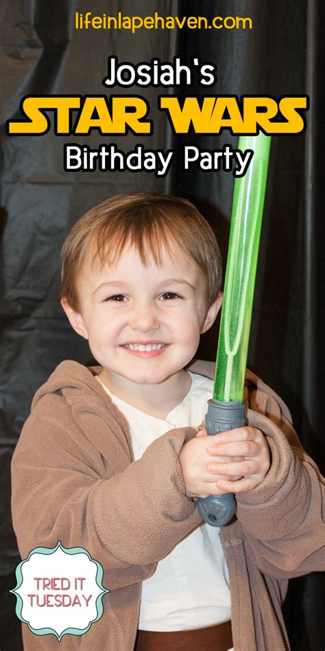 Josiahs Star Wars Birthday Party Life In Lape Haven