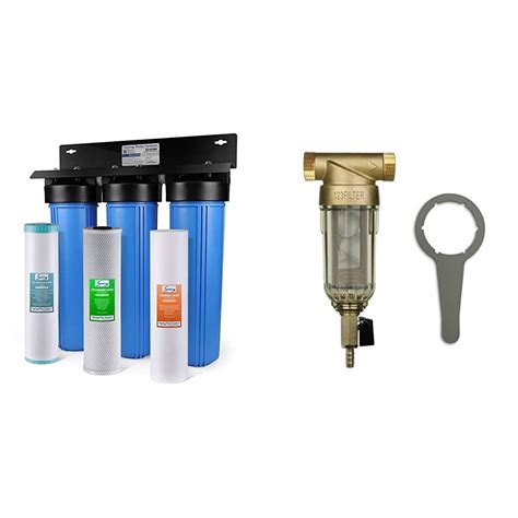 Buy Ispring Wgb32bm 3 Stage Whole House Water Filtration System W 20