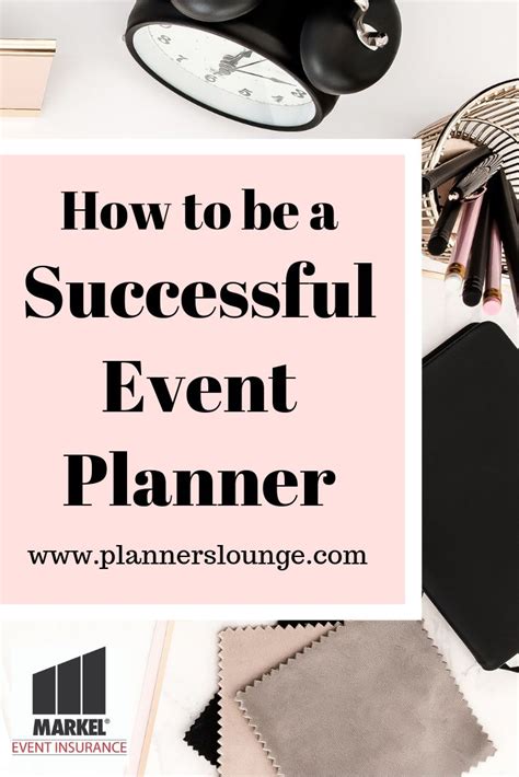How To Be A Successful Event Planner Event Planning Business Event