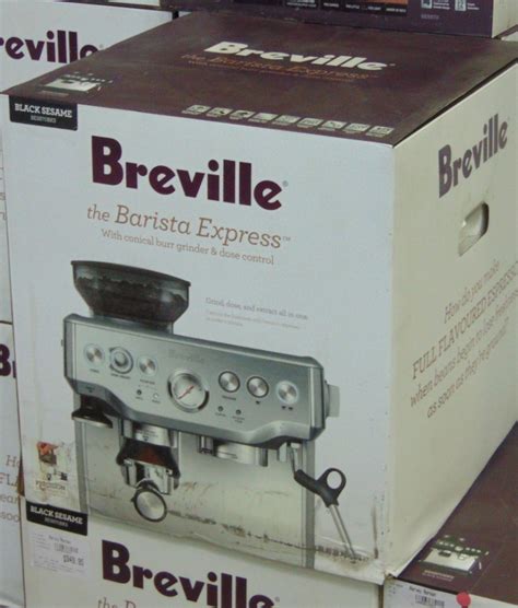 Free shipping to your door. Breville the Barista Express Coffee Machine - Black Sesame ...