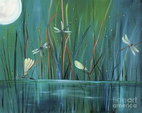 Dragonfly Diner By Carol Sweetwood Dragonfly Art Dragonfly Painting