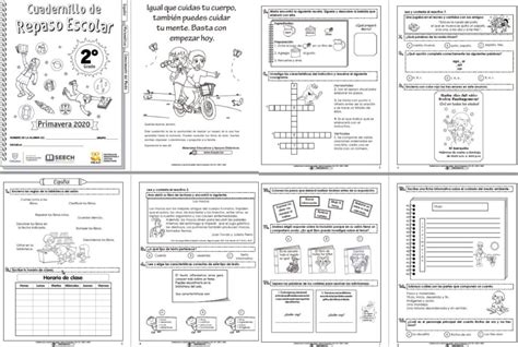 Cuadernillo De Repaso Escolar Para El Segundo Grado De Primaria