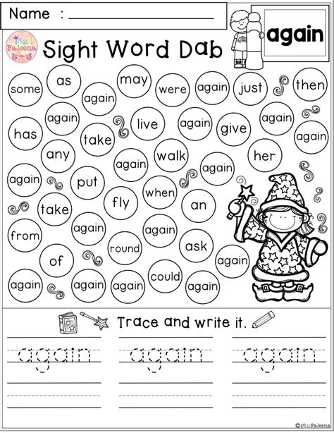 1st Grade Sight Words Printables Worksheets Printable Free 1st Grade
