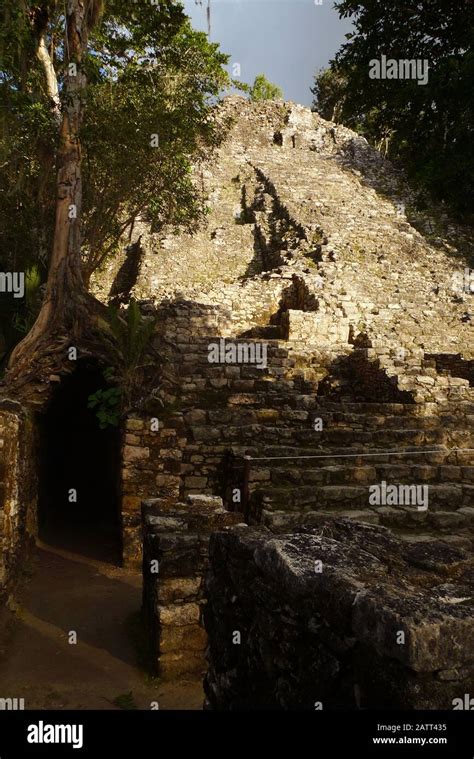 The Ancient Mayan Ruins At Coba Quintana Roo Mexico Stock Photo Alamy