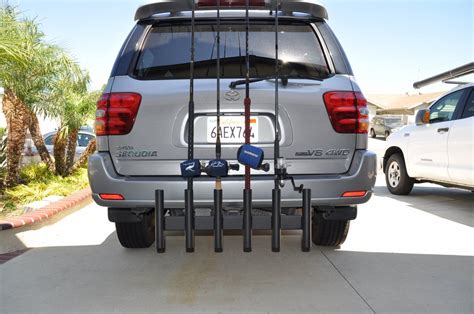 Cannon downriggers, cannon rod holder. Hitch mounted 6-Rod Holder, custom made. | Bloodydecks