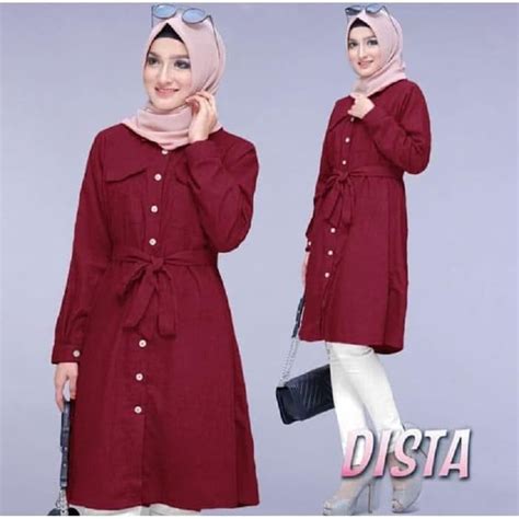 July 17, 2021 by devi. Model Baju Tunik Blouse Hijab Lengan Panjang Terbaru | RYN Fashion