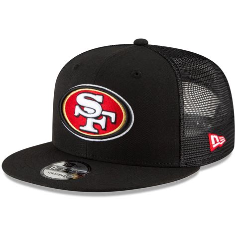 New Era San Francisco 49ers Black Shade Trucker 9fifty Snapback Hat