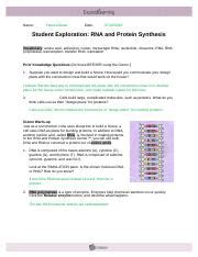 Save as pdf explorelearning student exploration stoichiometry. Explore Learning Rna And Protein Synthesis Answer Key - ProteinWalls