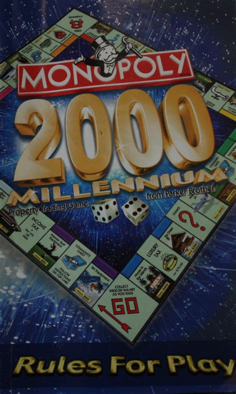 Yes, hasbro has the rules to all its games on its website. PARTS ONLY -Monopoly 2000 Millennium Board Game - Rules - Team Toyboxes
