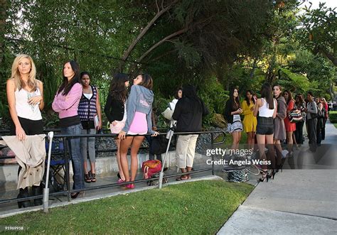 Models Wait In Line To Participate In The National Model Search For News Photo Getty Images