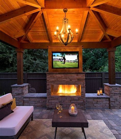 The Best Backyard Fireplace Ideas Suitable For All Season 10 Backyard Fireplace Rustic