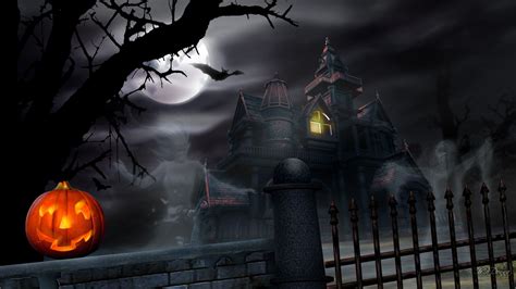 Haunted House Halloween Wallpapers Top Free Haunted House Halloween