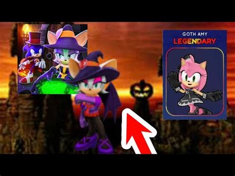 New Witch Amy Goth Amy Unlocked In Sonic Speed Simulator Logos Leaked Youtube