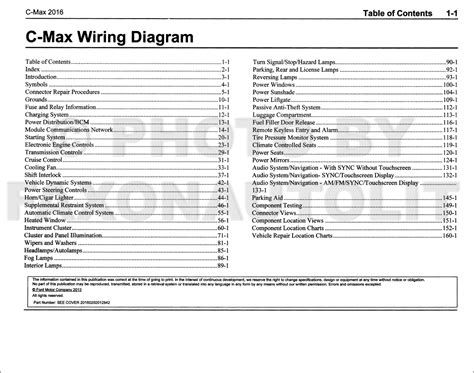 If the fuse blows again, locate and repair the short using the wiring diagrams. 2016 Ford C-Max Wiring Diagram Manual Original