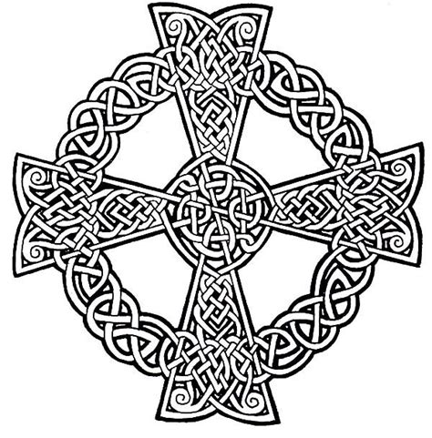 Celtic Cross Coloring Page Celtic Coloring Celtic Mandala Celtic Quilt