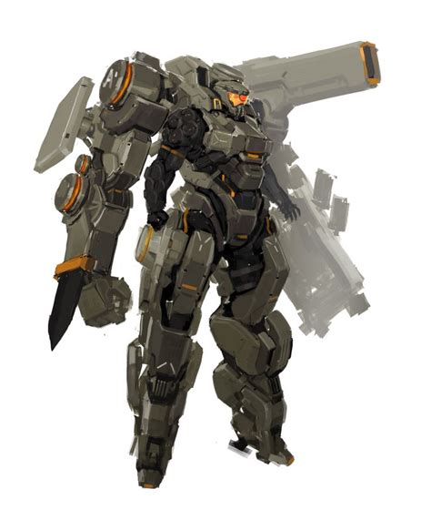 Exo Suit Shinku Kim Mech Armor Concept Futuristic Armour
