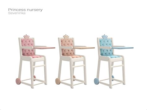 The Sims Resource Princess Nursery Toddler High Chair