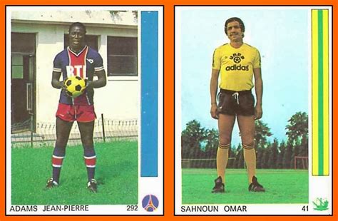 The man from dakar, senegal. Old School Panini: Léon GLOWACKI concurrent de Panini en ...