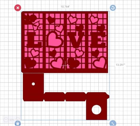 Set 2 SVG Lantern Template 3D Valentines Cricut Dinner Decor | Etsy