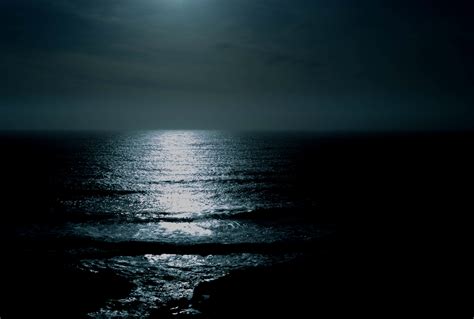 Free Images Sea Water Ocean Horizon Light Cloud Black And White