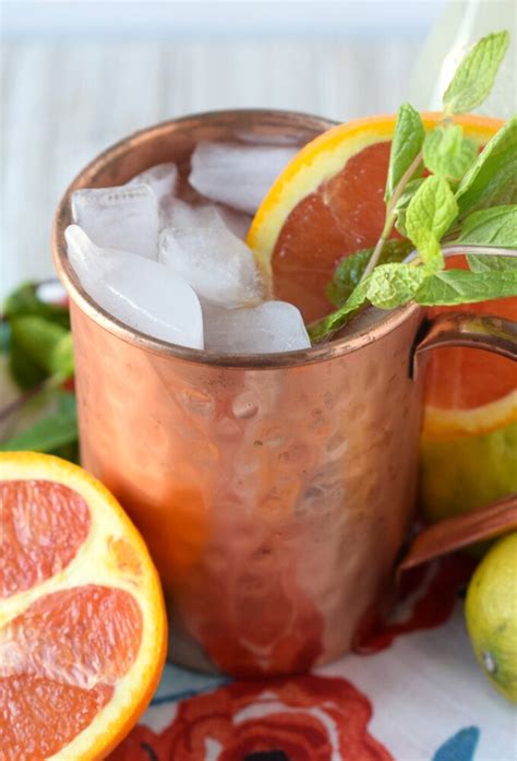 Orange Moscow Mule Snacks And Sips