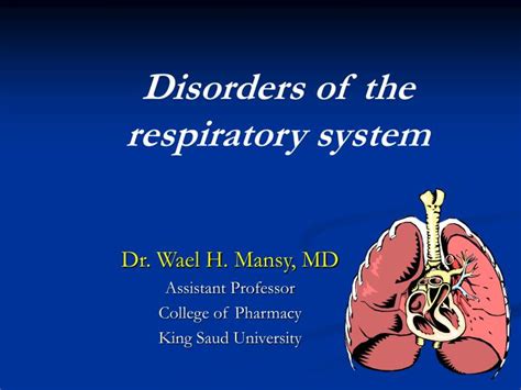 Ppt Disorders Of The Respiratory System Powerpoint Presentation Free