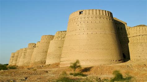 Fort Of Azad Khan Kharan Fort Crayon