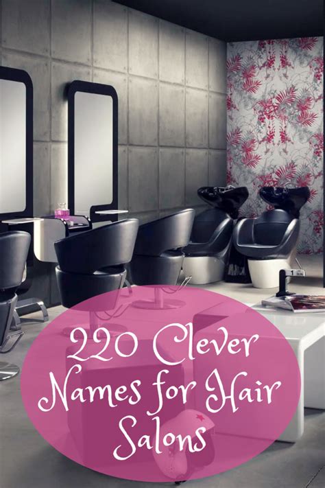 According to a report from the professional beauty association, the salon industry is growing and will touch a new milestone soon. Clever and Fun Names for Your Hair Salon, Barbershop, or ...