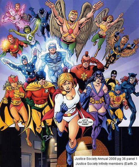 Justice Society Infinity Members Comic Vine
